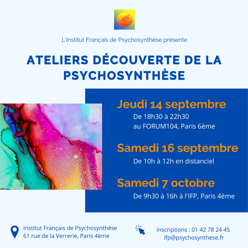 Agenda des ateliers découverte